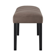 Vega Black/Brown Faux Marble Dining Set from Crown Mark - Lara Furniture