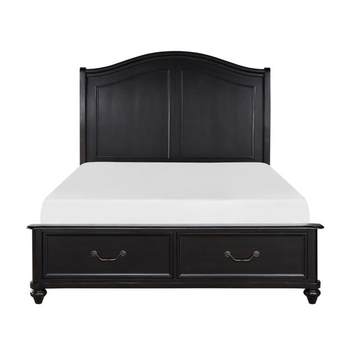 1420K-1CK* (3) California King Platform Bed with Footboard Storage - 1420K-1CK*