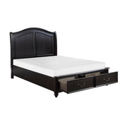 1420K-1EK* (3) Eastern King Platform Bed with Footboard Storage - 1420K-1EK*