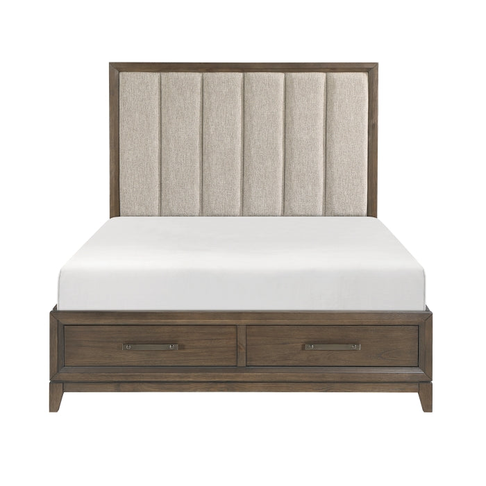 1422KN-1CK* (3) California King Platform Bed with Footboard Storage - 1422KN-1CK*