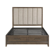 1422KN-1CK* (3) California King Platform Bed with Footboard Storage - 1422KN-1CK*
