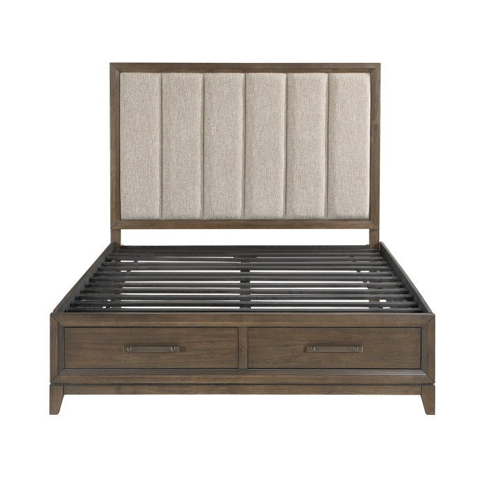 1422KN-1CK* (3) California King Platform Bed with Footboard Storage - 1422KN-1CK*