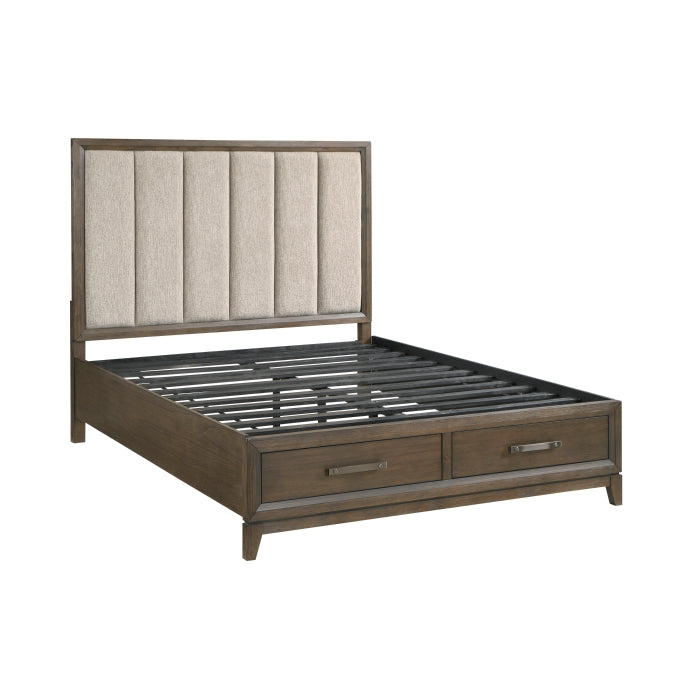 1422KN-1CK* (3) California King Platform Bed with Footboard Storage - 1422KN-1CK*
