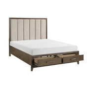 1422KN-1CK* (3) California King Platform Bed with Footboard Storage - 1422KN-1CK*