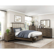 1422KN-1CK* (3) California King Platform Bed with Footboard Storage - 1422KN-1CK*