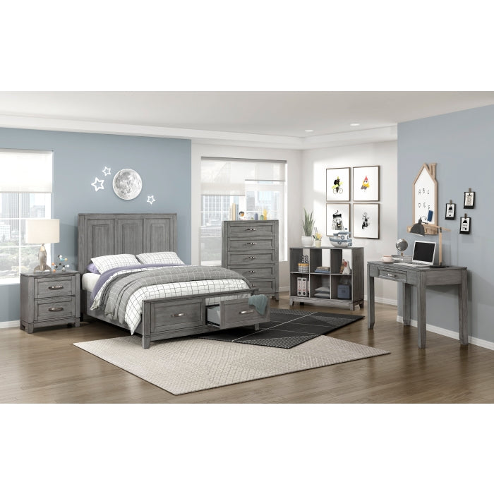1450F-1* (3) Full Platform Bed with Footboard Storage - 1450F-1*