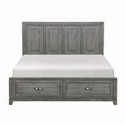 1450K-1CK* (3) California King Platform Bed with Footboard Storage - 1450K-1CK*
