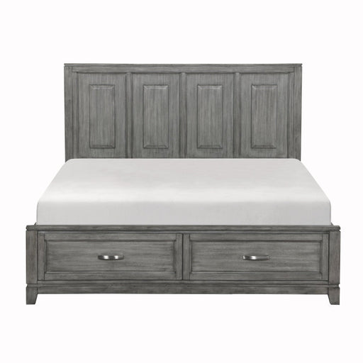 1450K-1CK* (3) California King Platform Bed with Footboard Storage - 1450K-1CK*