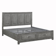 1450K-1CK* (3) California King Platform Bed with Footboard Storage - 1450K-1CK*