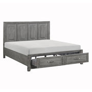 1450K-1CK* (3) California King Platform Bed with Footboard Storage - 1450K-1CK*