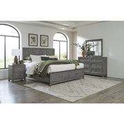 1450K-1CK* (3) California King Platform Bed with Footboard Storage - 1450K-1CK*