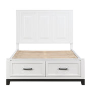 1450WHF-1* (3) Full Platform Bed with Footboard Storage - 1450WHF-1*