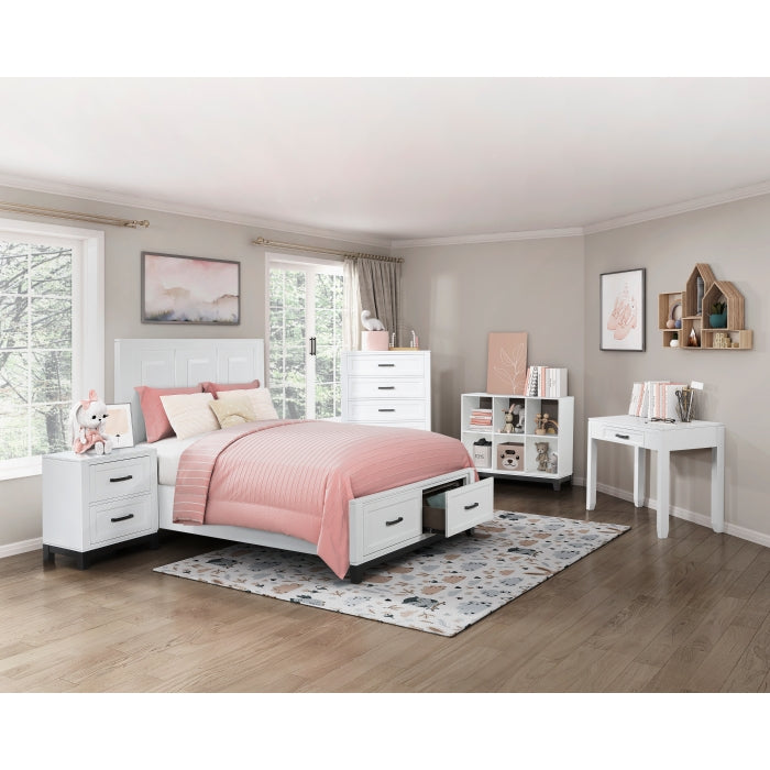 1450WHF-1* (3) Full Platform Bed with Footboard Storage - 1450WHF-1*