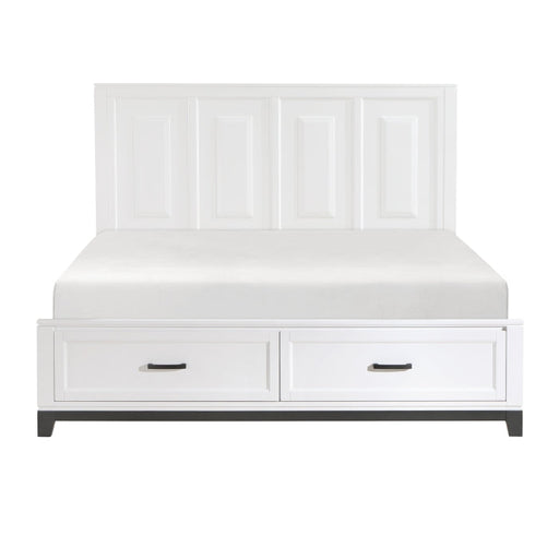 1450WHK-1CK* (3) California King Platform Bed with Footboard Storage - 1450WHK-1CK*