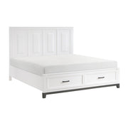 1450WHK-1CK* (3) California King Platform Bed with Footboard Storage - 1450WHK-1CK*