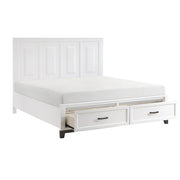 1450WHK-1CK* (3) California King Platform Bed with Footboard Storage - 1450WHK-1CK*