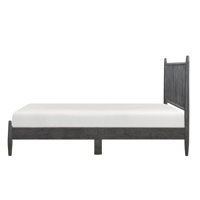 1490GY-1 Queen Platform Bed - 1490GY-1