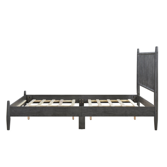1490GY-1 Queen Platform Bed - 1490GY-1
