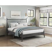 1490GY-1 Queen Platform Bed - 1490GY-1