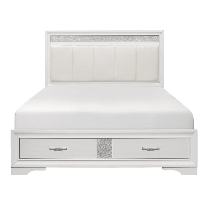 1505WK-1CK* (3) California King Platform Bed with Footboard Storage - 1505WK-1CK*