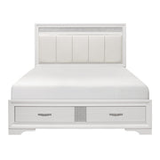1505WK-1EK* (3) Eastern King Platform Bed with Footboard Storage - 1505WK-1EK*