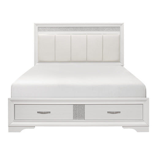 1505WK-1EK* (3) Eastern King Platform Bed with Footboard Storage - 1505WK-1EK*