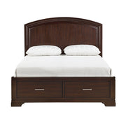 1520CH-1* (3) Queen Platform Bed with Footboard Storage - 1520CH-1*