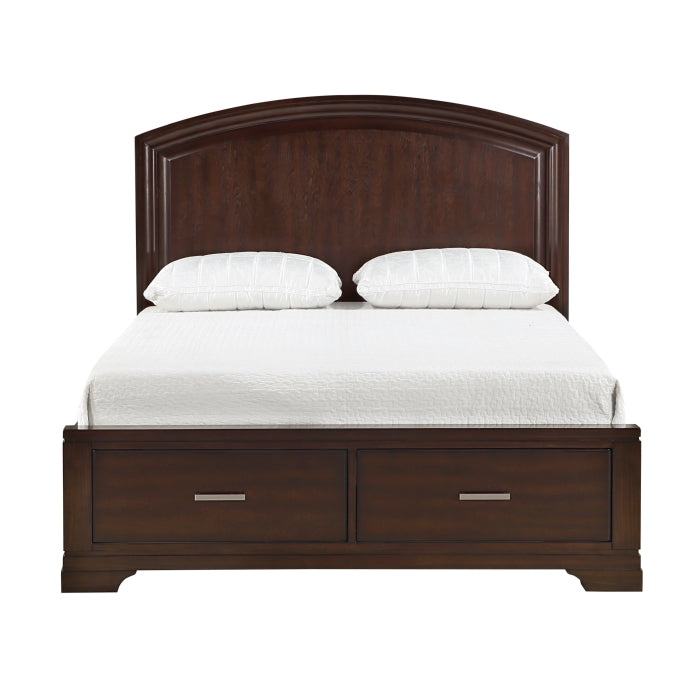 1520CH-1* (3) Queen Platform Bed with Footboard Storage - 1520CH-1*