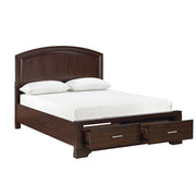 1520CH-1* (3) Queen Platform Bed with Footboard Storage - 1520CH-1*