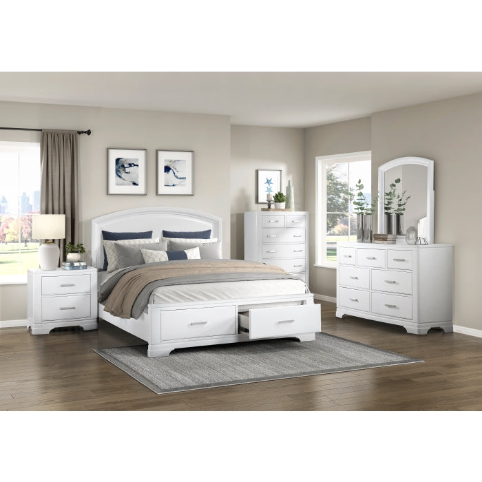 1520WHF-1* (3) Full Platform Bed with Footboard Storage - 1520WHF-1*
