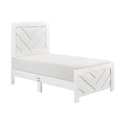 1534NPWHT-1 Twin Bed - 1534NPWHT-1