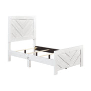 1534NPWHT-1 Twin Bed - 1534NPWHT-1
