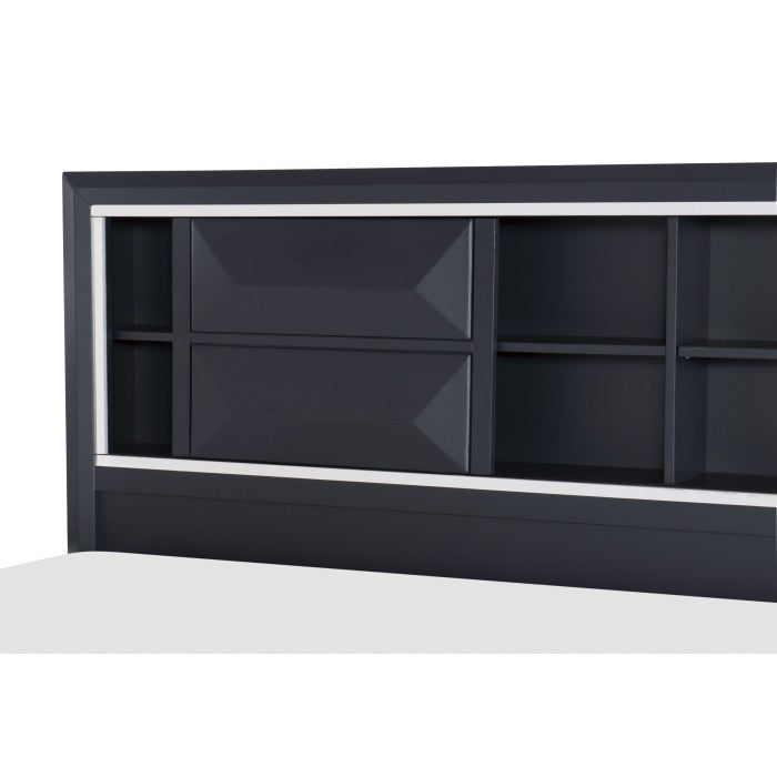 1553K-1EK* (3) Eastern King Platform Bed with Footboard Storage - 1553K-1EK*