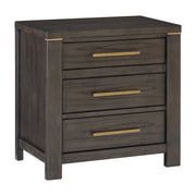 Scarlet Brownish Gray LED Upholstered Panel Bedroom Set - Lara FurnitureBedroom Set