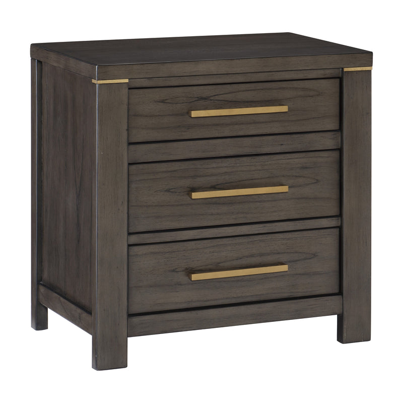 Scarlet Brownish Gray LED Upholstered Panel Bedroom Set - Lara FurnitureBedroom Set