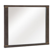 Scarlet Brownish Gray LED Upholstered Panel Bedroom Set - Lara FurnitureBedroom Set