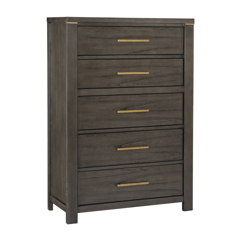 Scarlet Brownish Gray LED Upholstered Panel Bedroom Set - Lara FurnitureBedroom Set