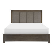 Scarlet Brownish Gray LED Upholstered Panel Bedroom Set - Lara FurnitureBedroom Set