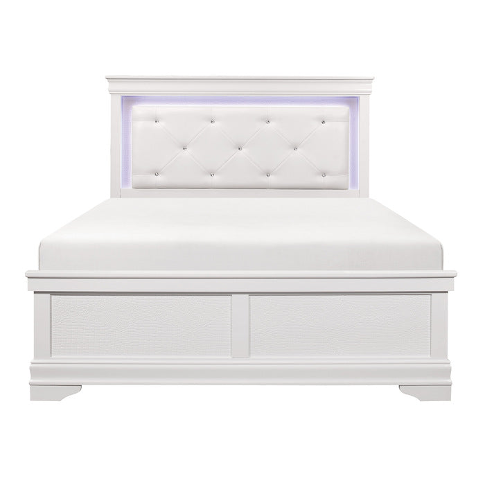 1556W-1* (2) Queen Bed with LED Lighting - 1556W-1*