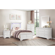1556WT-1* (2) Twin Bed with LED Lighting - 1556WT-1*