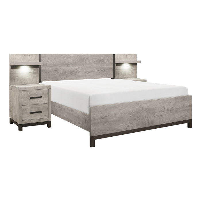 1577F-1*WB 5pc Set Full Wall Bed (FB+2NS+2NS-P) - 1577F-1*WB
