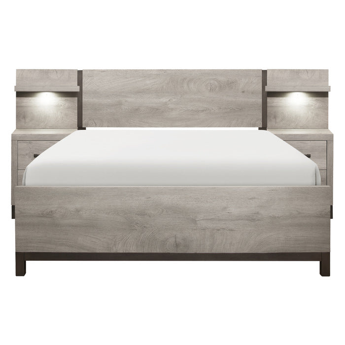 1577K-1EK*WB 5pc Set Eastern King Wall Bed (EKB+2NS+2NS-P) - 1577K-1EK*WB
