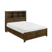 1592-1* (3) Queen Platform Bed with Footboard Storage - 1592-1*