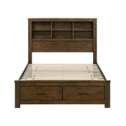 1592-1*WB (5) 5pc Set Queen Wall Platform Bed (QB+2NS+2NS-P) - 1592-1*WB