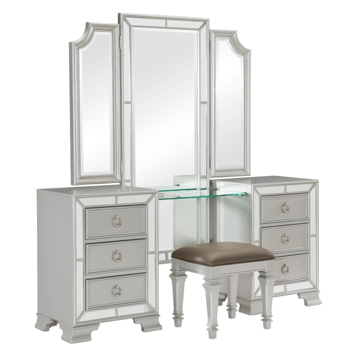 1646-15* (3)Vanity Dresser with Mirror - 1646-15*