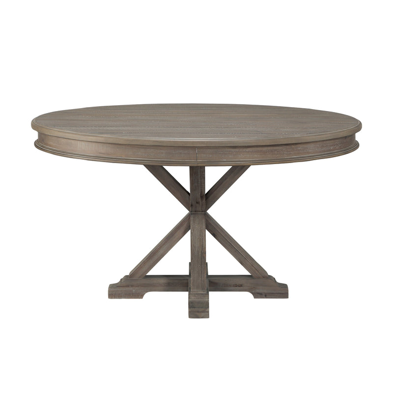 Cardano Driftwood Brown Round Dining Set - Lara FurnitureDining Room Set