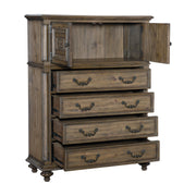 Rachelle Weathered Pecan Bedroom Set - Lara FurnitureBedroom Set