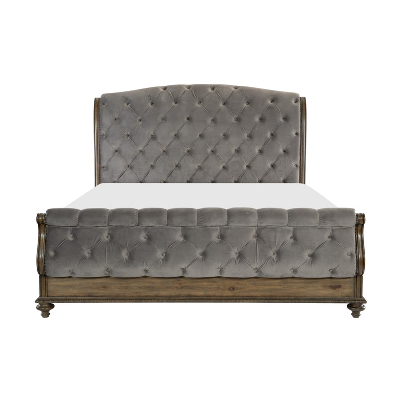 Rachelle Weathered Pecan Bedroom Set - Lara FurnitureBedroom Set