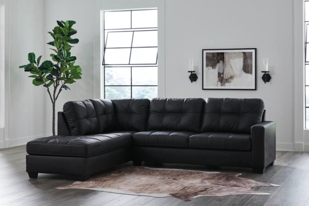Barlin Mills Carbon 2-Piece LAF Sectional with Chaise