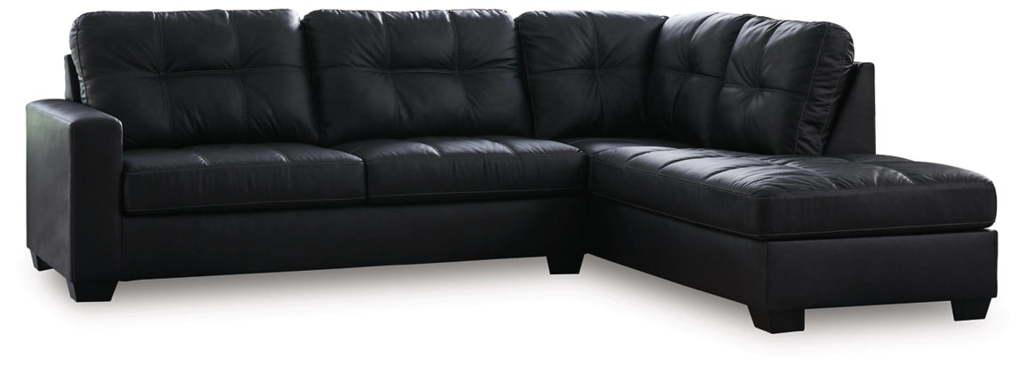 Barlin Mills  Carbon 2-Piece RAF Sectional with Chaise